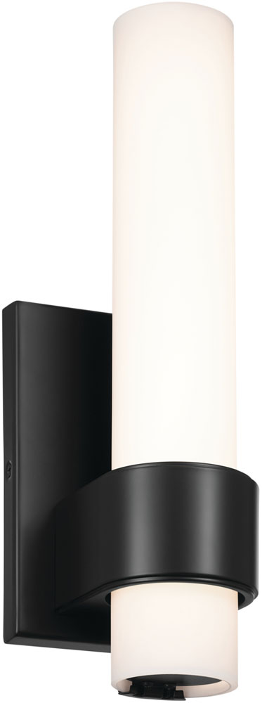 Elan 83837 Izza Matte Black LED Lighting Sconce - ELN-83837