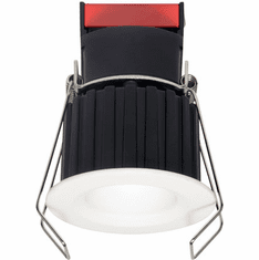 Elco E1L02FW Oak System Contemporary White LED Recessed Lighting 1" Round Recessed Downlight