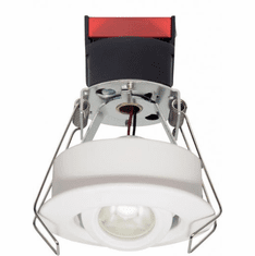 Elco E1L32FW Oak System Contemporary White Recessed LED Light 1" Round Recessed Adjustable Gimbal