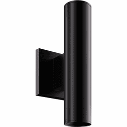 Elco E25ABCT5 Koto Sylo Modern Black LED 2" Wall Light Fixture