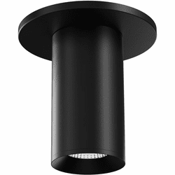 Elco E25FB Koto Sylo Contemporary Black LED 2 Inch Flush Mount Light Fixture