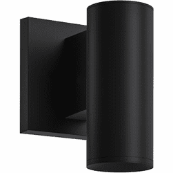 Elco E25NYBC5 Koto Sylo Contemporary Black LED Wall Lamp
