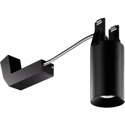 Elco E36DB Koto Sylo Contemporary Black LED 3" Direct Mount Flush Ceiling Light Fixture