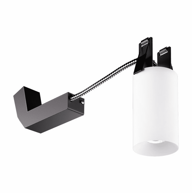 Elco E36DW Koto Sylo Contemporary White LED 3" Direct Mount Overhead Lighting