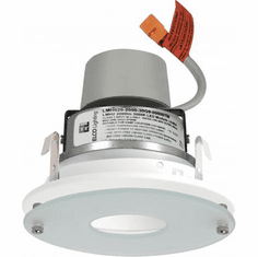 Elco E412R08 Cedar System Modern 4 inch Module & Driver with Drop Glass LED Pot Light