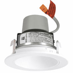 Elco E414R08 Cedar System Contemporary 4 inch Module & Driver with Baffle LED Down Light