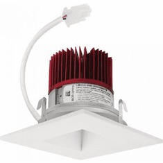 Elco E415C08 Cedar System Modern 4 inch Light Engine with Square on Square Baffle LED Recessed Downlight - 850 Lumens