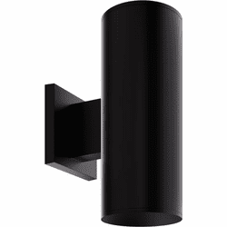 Elco E42AB Koto Sylo Contemporary Black LED 4" Wall Lighting Sconce