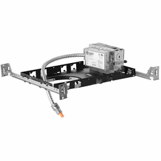 Elco E4LFU30 Laurel System Commercial Modern 4" New Construction Plaster Recessed Lighting Frame with Driver - 3000 Lumens