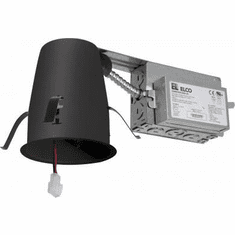 Elco E4LRC08ICA Cedar System Contemporary 4 inch Remodel IC Airtight Recessed Lighting Housing w/Driver