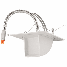 Elco E523L11W Modern White 5" Adjustable Pull Down LED Recessed Ceiling Light Light Engine Recessed Light