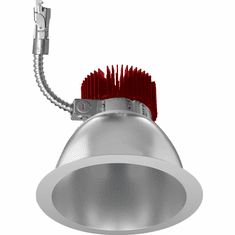 Elco E610L60 Laurel System Commercial Modern LED 6" Reflector Recessed LED Ceiling Light - 6000 Lumens