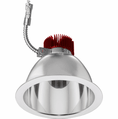 Elco E810L60 Laurel System Commercial Modern LED 8" Reflector LED Recessed Lighting - 6000 Lumens