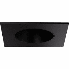 Elco EKCL2518BB Pex Contemporary Black 2 Inch Canless Square Deep Reflector Pot Light