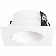 Elco EKCL2518W Pex Contemporary White 2 Inch Canless Square Deep Reflector Recessed Lighting