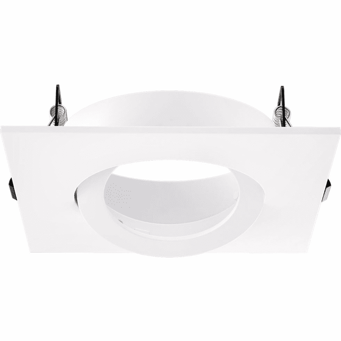 Elco EKCL2588W Pex Modern White 2 Inch Canless Square Gimbal Recessed