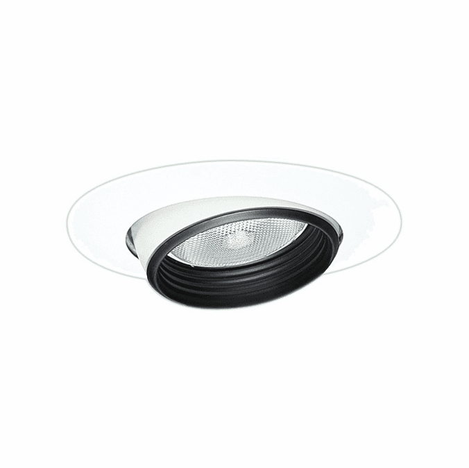Elco EL17B Contemporary Black Medium Base 6" Recessed Light Baffle
