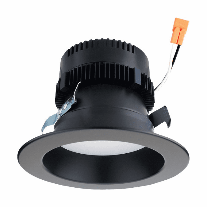 Elco EL427CT5BB Modern Ceiling Can Light Black 4 Inch Round Reflector ...