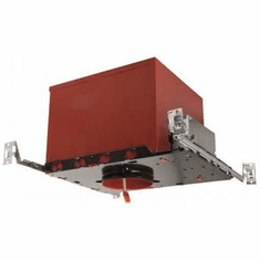 Elco EL49FICA Cedar System Contemporary 4 inch 2-Hour Fire Rated IC Recessed Lighting New Construction LED Recessed Lighting Housing