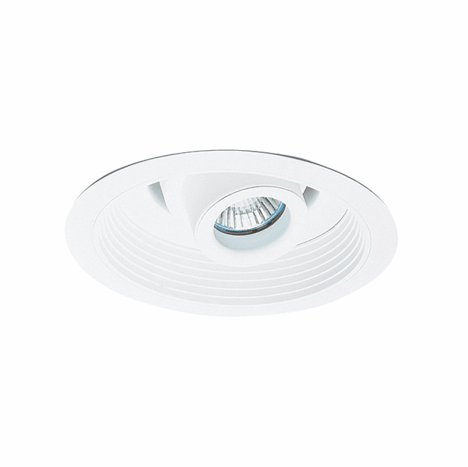 Elco EL510W Modern White Medium Base 6" Adjustable Spot Can Light
