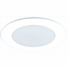 Elco EL512KW Modern White Medium Base 5" Recessed Light Abalite Shower Recessed Light (with Bracket)