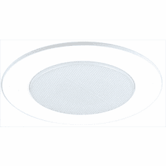 Elco EL512SH Contemporary White Lexan Ring Medium Base 5" Recessed Light Abalite Shower Recessed Ceiling Light
