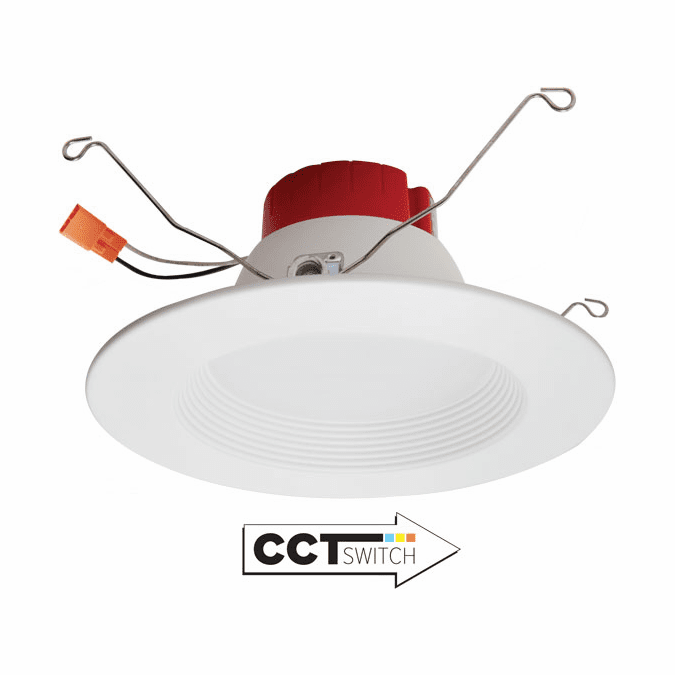 Elco EL612CT5W Contemporary White 5/6 Inch Five-Color Temperature ...
