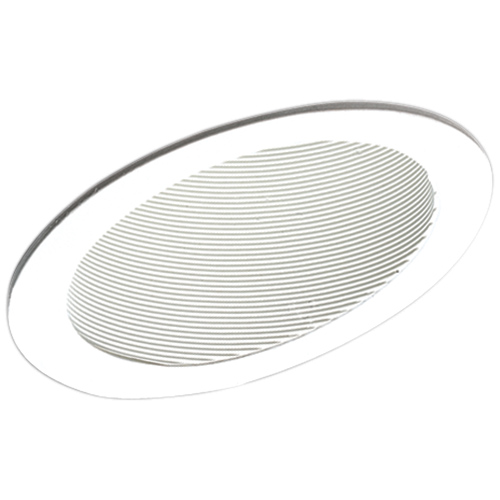 Elco EL622W Contemporary White Medium Base 6" Sloped Recessed Light