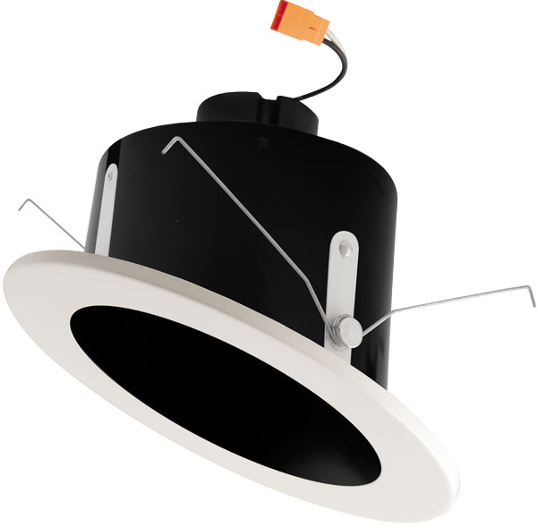 Elco EL716CT5B Modern Black LED Recessed Ceiling Light 18W 6 Inch