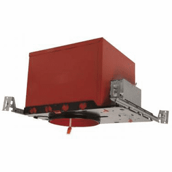 Elco EL76FICA Cedar System Modern 6 inch 2-Hour Fire Rated IC Recessed Lighting New Construction Can Light Housing