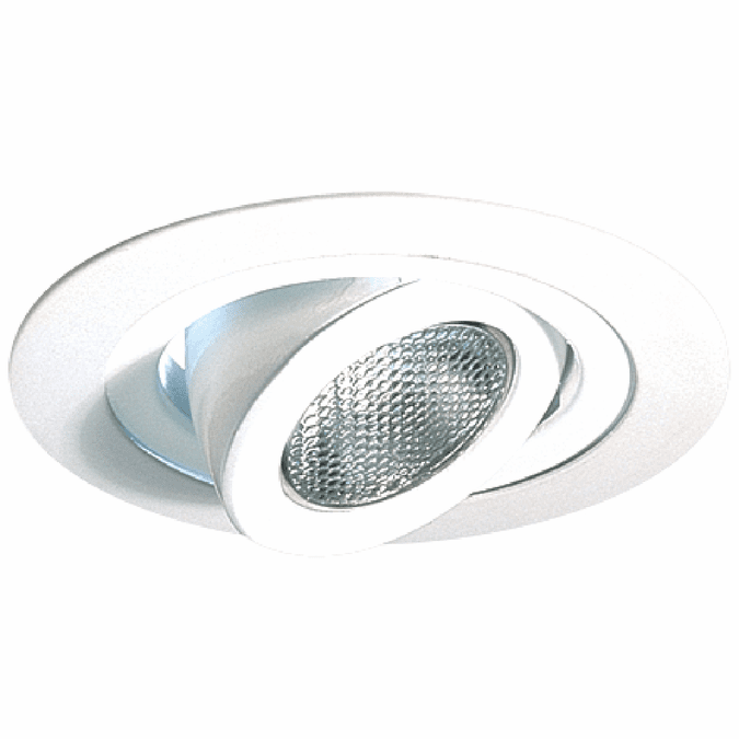 Elco EL988W Contemporary White Medium Base 4" Recessed Light Adjustable