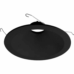 Elco ELK6418BB Koto System Modern Black 6 Inch Pex Round Ceiling Recessed Light Reflector