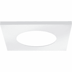 Elco ERT22SQW Elm System Modern White 2" Downlight Square Ceiling Can Light