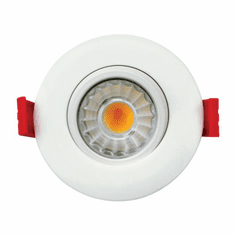 Elco ERT318CT5W Elm System Modern White 3" Ultra Slim Gimbal Light with 5-CCT Switch LED Can Light