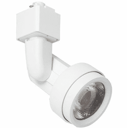 Elco ET612DW Transom Modern White LED Small Track Lighting Fixture