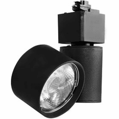 Elco ET618CT3DB Gordian Modern Black LED Mini Track Light Head