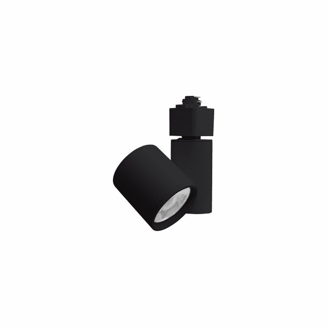 Elco ET619CT3DB Gordian Modern Black LED Small Home Track Lighting Head