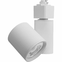 Elco ET619CT3DW Gordian Contemporary White LED Small Track Lighting Head