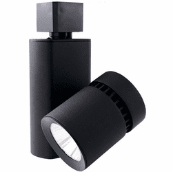 Elco ET745DB Magnus Modern Black LED 38 Degree Spread Track Lighting