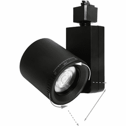Elco ET75830DB LED Bachman Modern Black Track Lighting Fixture Head