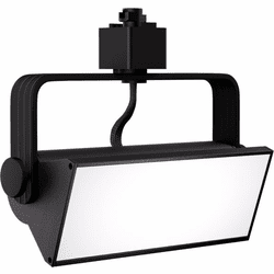 Elco ETW46CT3B Pipe Modern Black LED 6" Mini Wall Wash Home Track Lighting Head