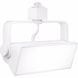 Elco ETW46CT3W Pipe Contemporary White LED 6" Mini Wall Wash Home Track Lighting Head