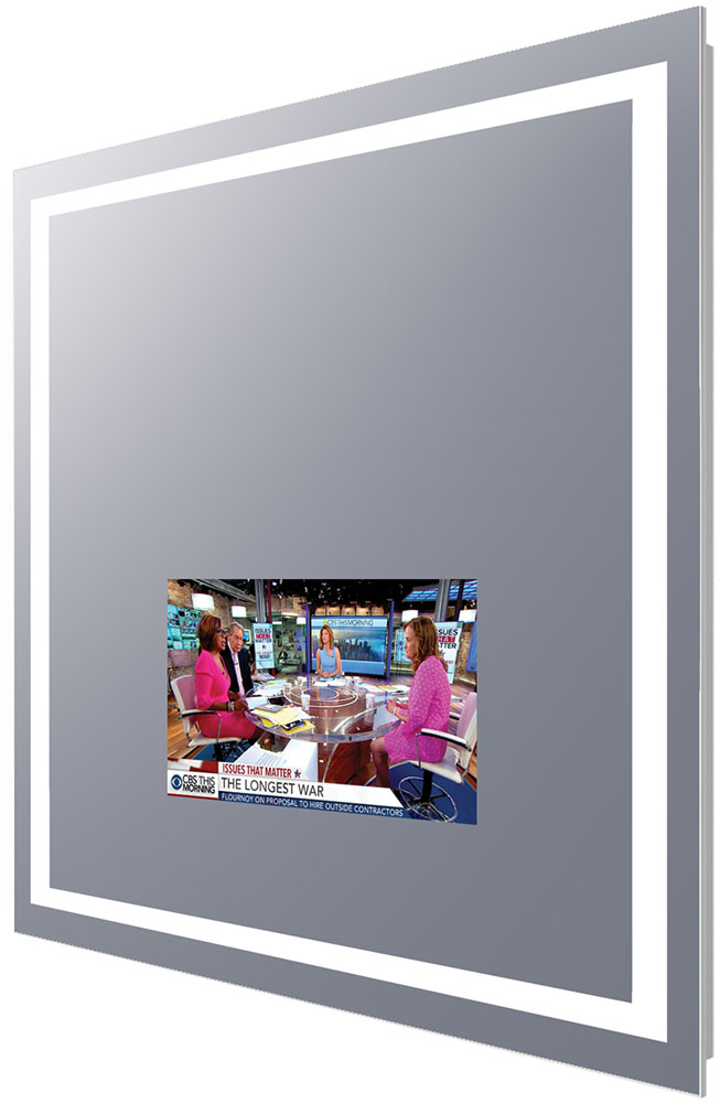 Electric Mirror INT215AV5442 Integrity Modern LED 21" Rectangular Wall Mirror with Television