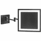 Electric Mirror MM-ELX-WM-BK05 Elixir Contemporary Matte Black LED Mirror - alt