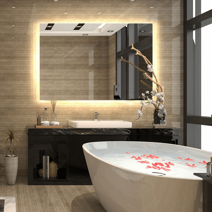 Electric Mirror SER4836 Serenity Contemporary LED Rectangular Wall