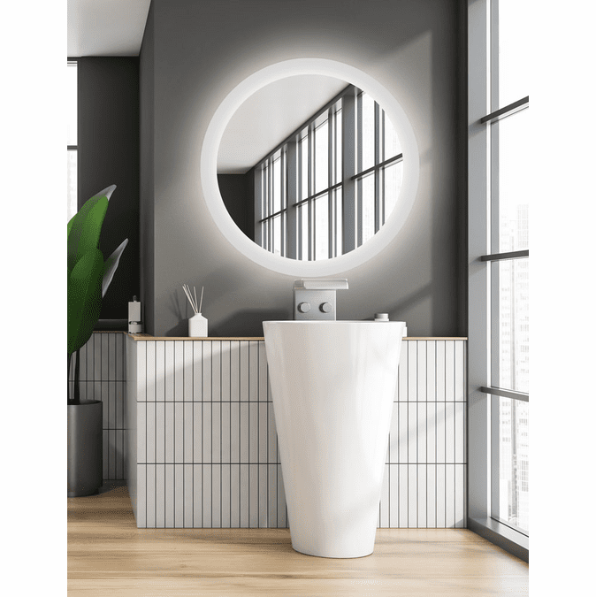 Electric Mirror TRI30 Trinity Modern LED Circular Wall Mounted Mirror