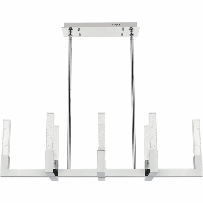 Elegant 1030G42C Noemi Chrome LED 42" Kitchen Island Light