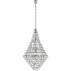 Elegant 1050G36C Adaline Chrome Foyer Light Fixture
