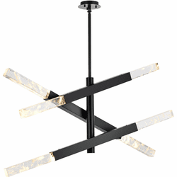 Elegant 2085L3BK Ari Black Hanging Chandelier