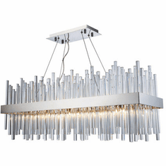 Elegant 3000D20C Dallas Chrome Halogen Pendant Light Fixture - ELE-3000D20C